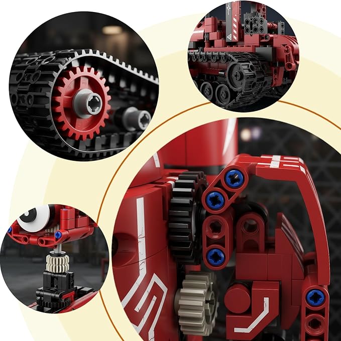 495-Piece STEM Robotics Kit for Kids 8-12 | Build 5 in 1 Robot, Excavator & Crane | Remote Control Engineering Kits, Blocks & Building Sets | Educational STEM Toys for Ages 8-14