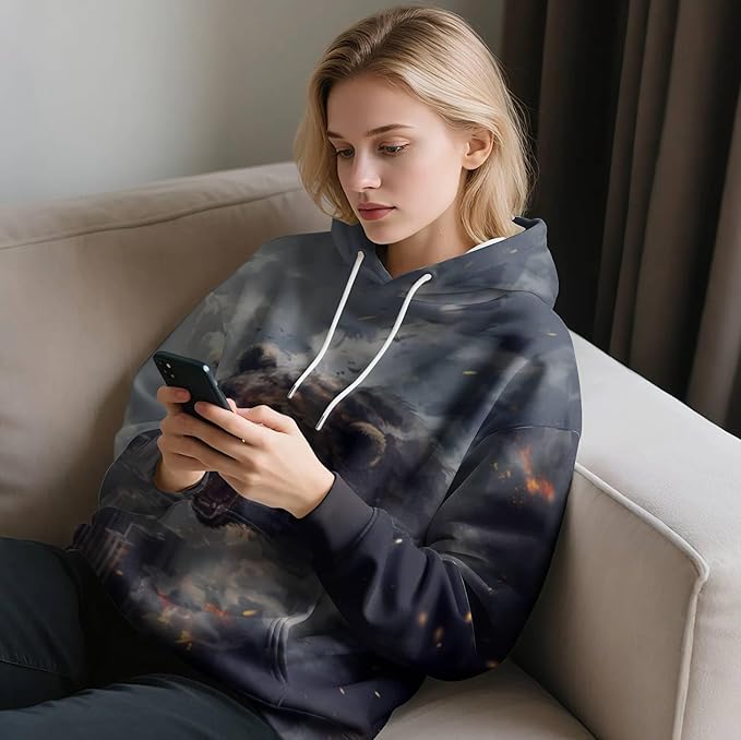 3D Printed Hoodie High Definition Graphic Comfortable and Stylish Unisex Breathable Fabrics Ideal for Casual Wear