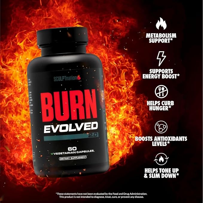 Sculpt Nation by V Shred Burn Evolved 2.0 and Premium Creatine Fruit Punch Powder Bundle