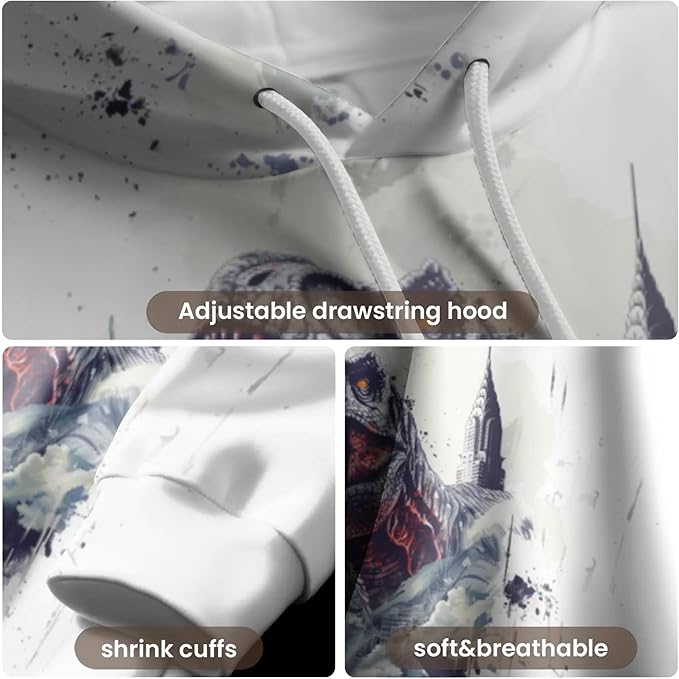 3D Printed Hoodie High Definition Graphic Comfortable and Stylish Unisex Breathable Fabrics Ideal for Casual Wear