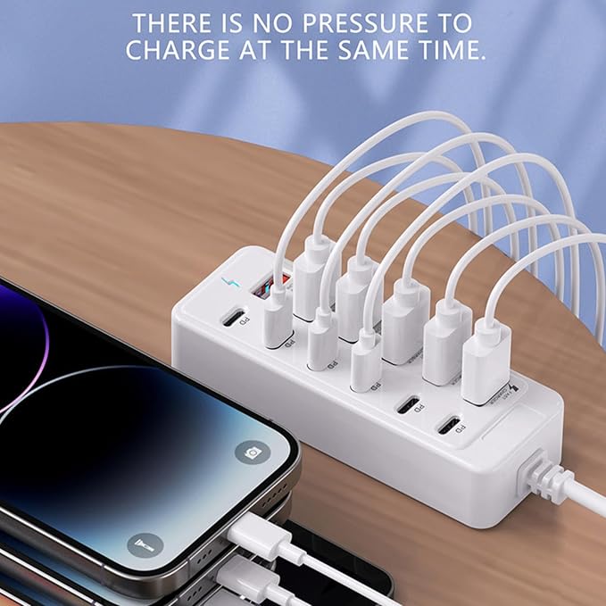 USB Hub Type-C Converter, 66W Portable Dock, Docking Station with Fast Charging, Computer Accessory for Laptop Tablet, Tech Necessities, Reliable USB Hub for Home Office Study Room