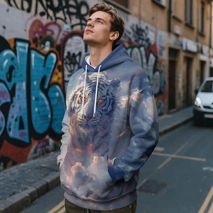 3D Printed Hoodie High Definition Graphic Comfortable and Stylish Unisex Breathable Fabrics Ideal for Casual Wear