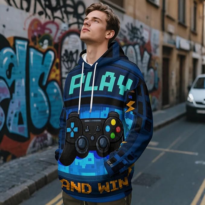 3D Printed Hoodie High Definition Graphic Comfortable and Stylish Unisex Breathable Fabrics Ideal for Casual Wear