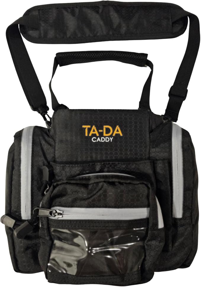 TA-DA Caddy Bag Everywhere you Go | Core Items are Bottle Phone Keys Wallets Etc., so Easy Access and more Convenient than Purse, Carrier, Crossbody, Messenger, Duffle, Fanny, Tote | W-7 H-10 L-10 |