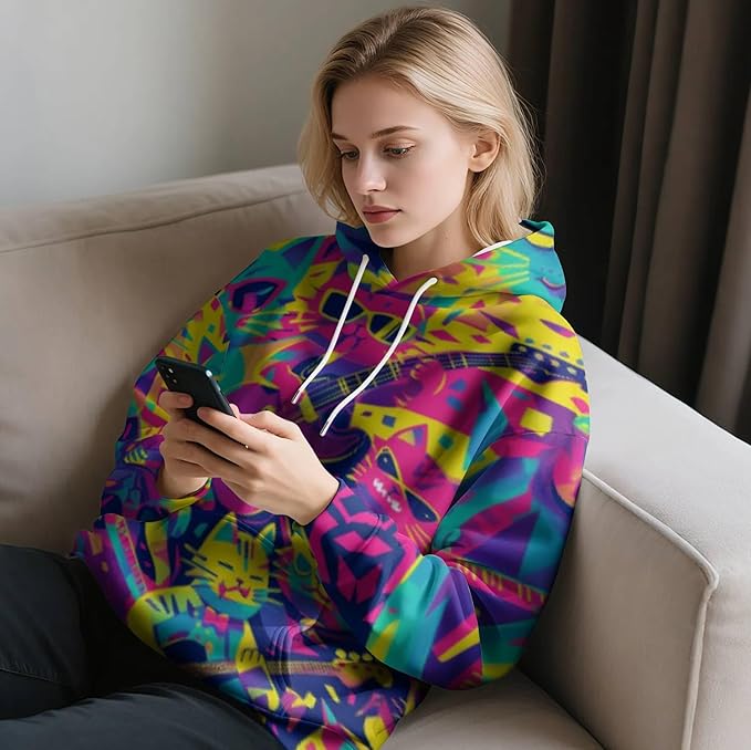 3D Printed Hoodie High Definition Graphic Comfortable and Stylish Unisex Breathable Fabrics Ideal for Casual Wear
