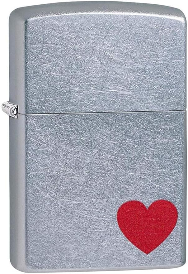 Personalized Zippo Elegant Heart Design Classic Oil Windproof Lighter Free Engraving (24016 HT) - Christmas, Halloween & Valentines Day Gift