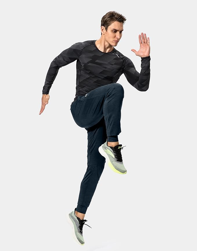 G Gradual Men's Sweatpants with Zipper Pockets Athletic Pants Traning Track Pants Joggers for Men Soccer, Running, Workout