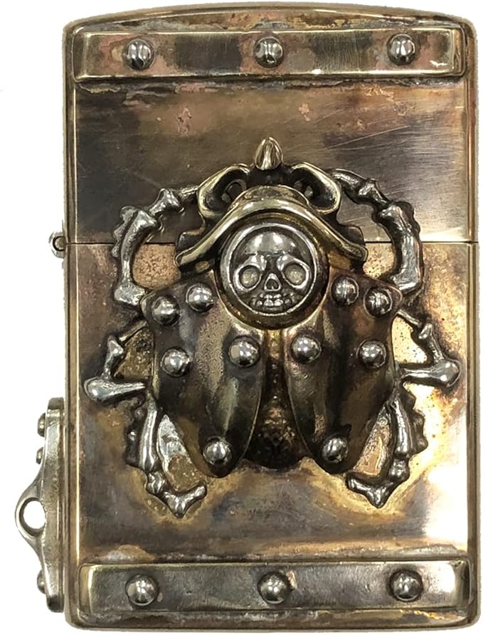 Brass Lighter Case Handmade Gift for Men,Lighter Pouches Protective Storage Case Holder for Father, Boyfriend, Husband Stylish Design for Home Everyday Carry Outdoor Hiking Camping