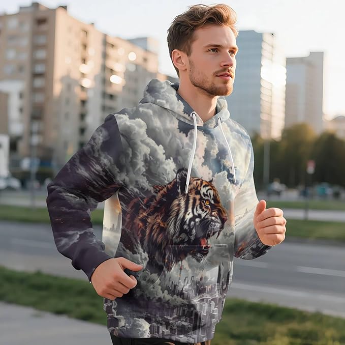 3D Printed Hoodie High Definition Graphic Comfortable and Stylish Unisex Breathable Fabrics Ideal for Casual Wear