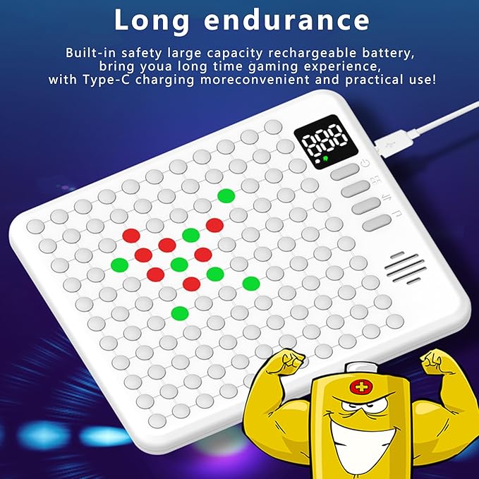 Smart Chessboard with 9 AI Games, 5-in-a-Row & 4-in-a-Row, Portable Electronic Board Game for Kids, Travel, Parties, Birthdays (Standard Edition)