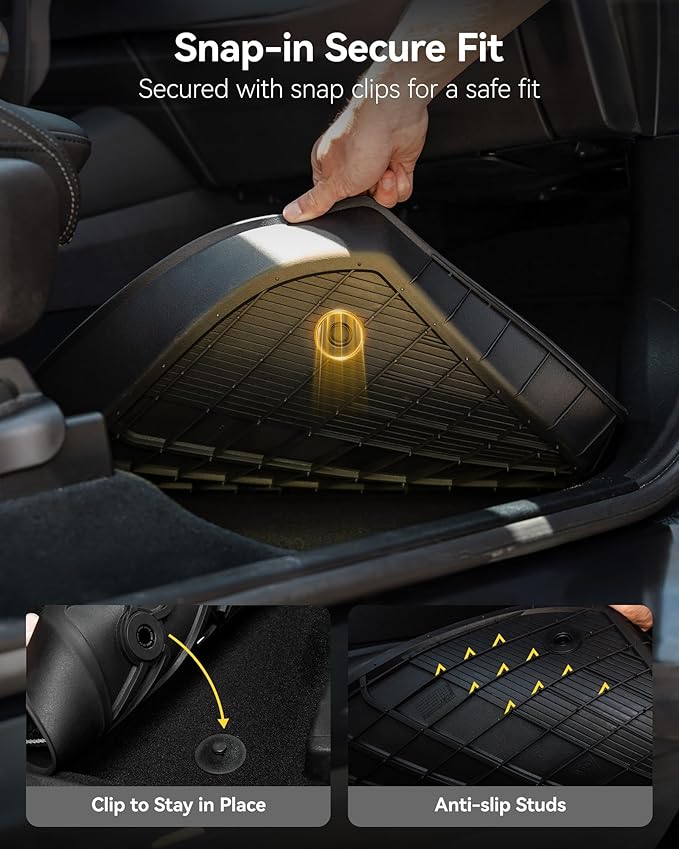 3W Floor Mats Custom Fit for Subaru Forester 2025 2026 (Not Fit Hybrid & Wilderness), TPE All Weather Floor Liner for Forester 1st & 2nd Row Full Set Car Mats Forester Accessories