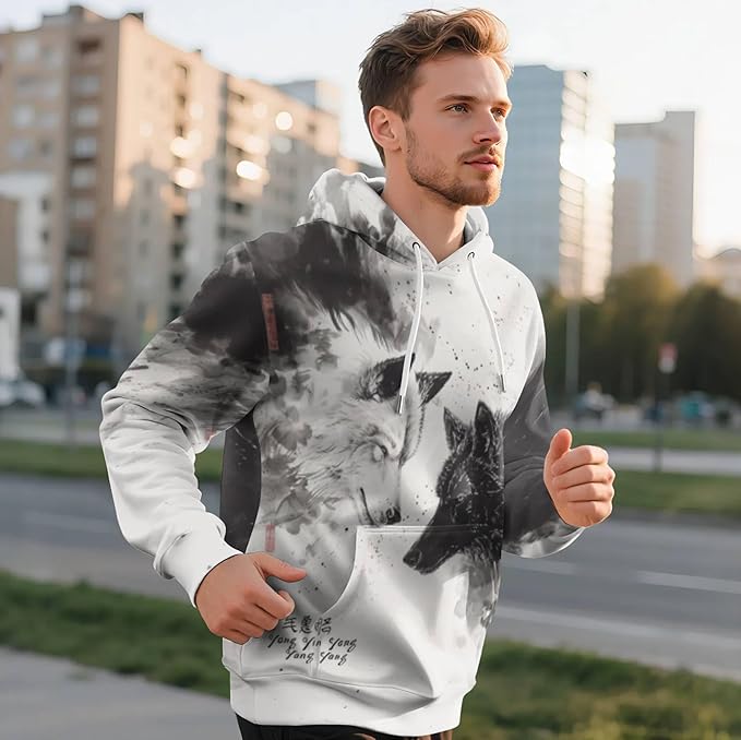 3D Printed Hoodie High Definition Graphic Comfortable and Stylish Unisex Breathable Fabrics Ideal for Casual Wear