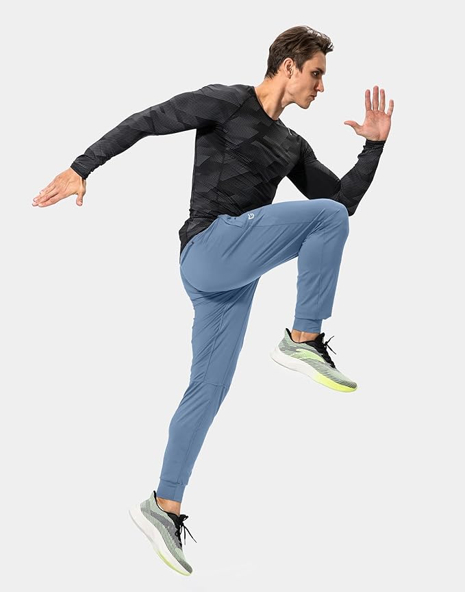 G Gradual Men's Sweatpants with Zipper Pockets Athletic Pants Traning Track Pants Joggers for Men Soccer, Running, Workout