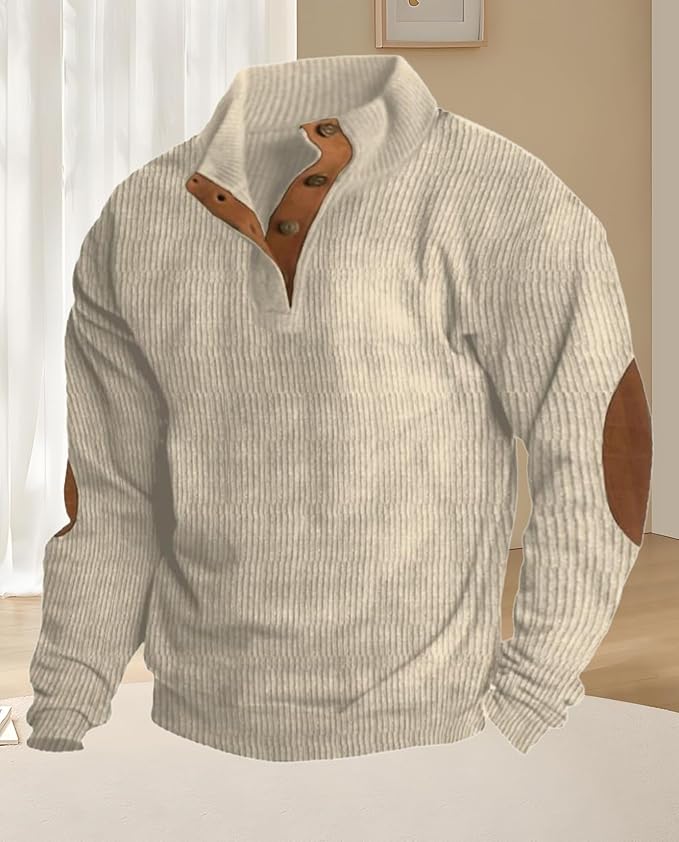 Western Sweatshirts for Men Aztec Retro Pullover Quarter Zip Sweatshirt Mens Stitching Color Fleece Sweatshirt