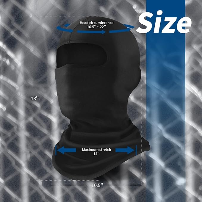YESLIFE Balaclava Ski Mask for Men and Women, Winter Face Mask, Shiesty for Skiing, Snowboarding & Motorcycle