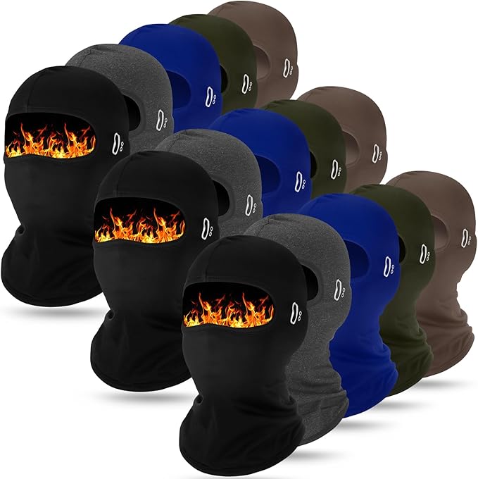 Suhine Winter Balaclava Ski Mask Windproof Thermal Face Mask Cold Weather Balaclava with Reflective Stripe