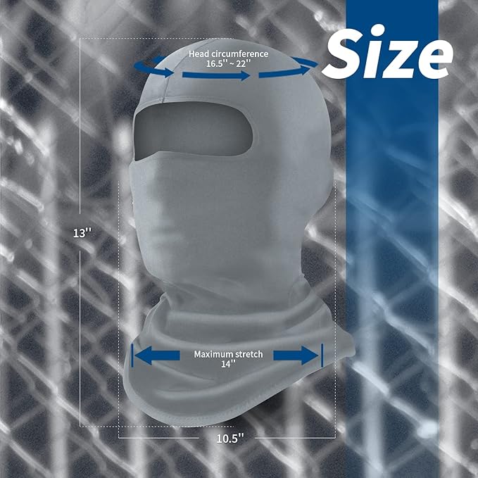 YESLIFE Balaclava Ski Mask for Men and Women, Winter Face Mask, Shiesty for Skiing, Snowboarding & Motorcycle