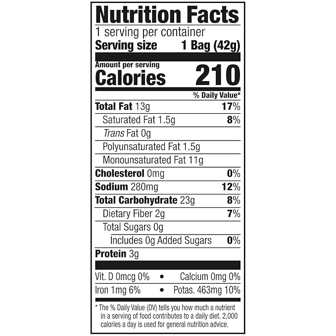 Kettle Brand Potato Chips, Sea Salt & Vinegar Kettle Chips, Snack Bag, 1.5 Oz (Pack of 24)