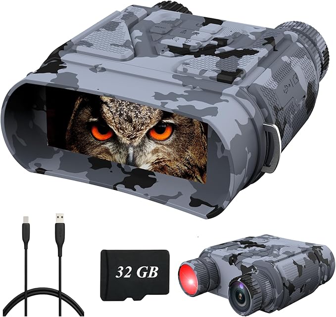 Night Vision Goggles Night Vision Binoculars for Total Darkness,Best Gifts for Men Him Dad Husband Boyfriend, Gear for Hunting and Camping