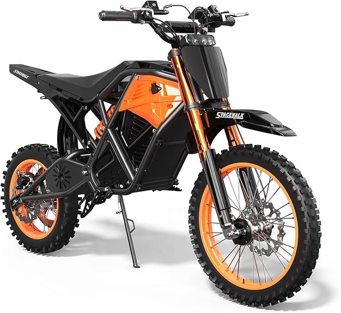 Adult Electric Dirt Bike, Electric Mountain Bike with 3000W Brushless Motor - 37.5 MPH, 48V/20Ah Removable Battery, Hydraulic Brakes & Full Suspension Electric Motorcycle for Teens 13+