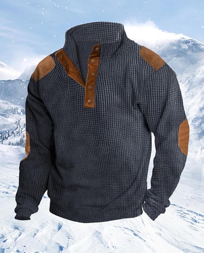 Western Sweatshirts for Men Aztec Retro Pullover Quarter Zip Sweatshirt Mens Stitching Color Fleece Sweatshirt