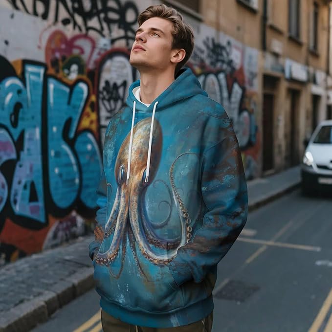 3D Printed Hoodie High Definition Graphic Comfortable and Stylish Unisex Breathable Fabrics Ideal for Casual Wear