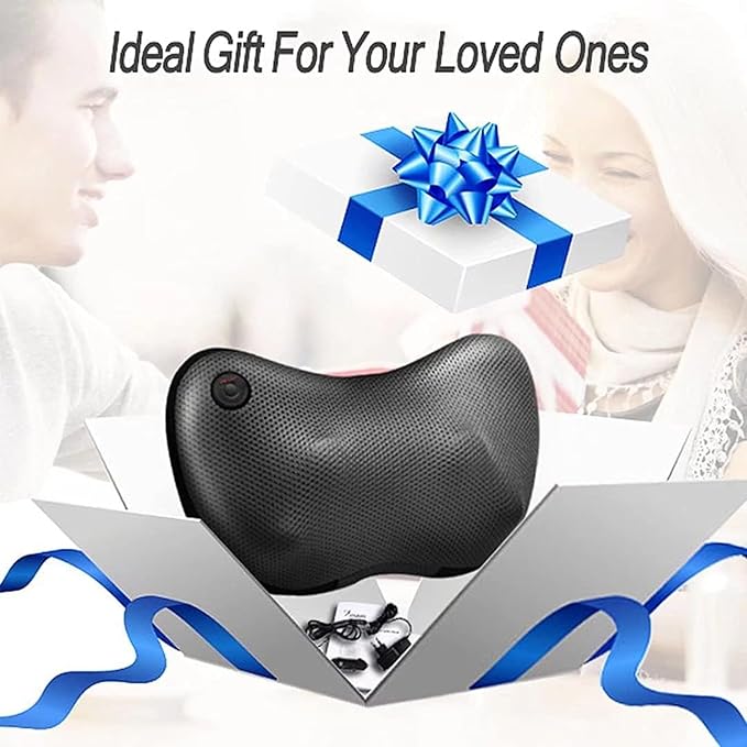 VIKTOR JURGEN Christms Shiatsu Back Massager with Heat Gift - Neck Shoulder Masssage Pillow Gifts for Women Men Dad Mom - Deep Tissue Massaging for Muscle Pain Relief for Full Body