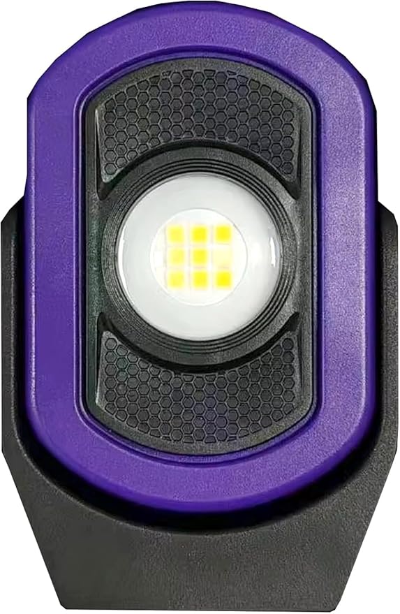 Upgrade 780 Lumens Little Cyclopia LED Rechargeable Work Light,Rechargeable Magnetic Work Light,USB Rechargeable Work Lights for Mechanics Workshop-Purple Style1