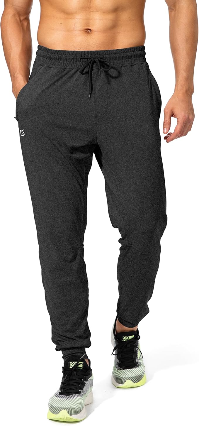 G Gradual Men's Sweatpants with Zipper Pockets Athletic Pants Traning Track Pants Joggers for Men Soccer, Running, Workout