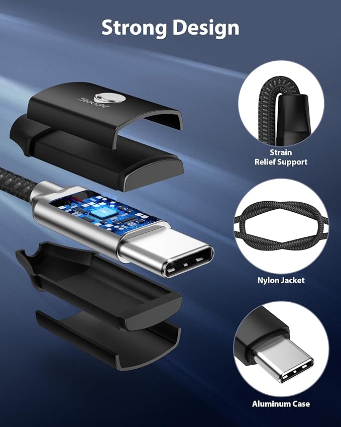 Stouchi USB C to 3.5mm Female Adapter, Type C Headphone Audio Jack Cable Cord Hi-Fi Dongle for iPhone 17/16 /15, Pixel 9/8 /7/6, iPad, Samsung Galaxy S25 S24 S23 Ultra - Black