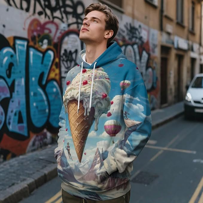 3D Printed Hoodie High Definition Graphic Comfortable and Stylish Unisex Breathable Fabrics Ideal for Casual Wear