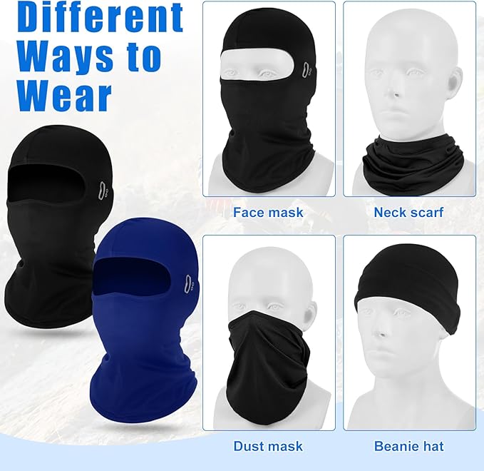 Suhine Winter Balaclava Ski Mask Windproof Thermal Face Mask Cold Weather Balaclava with Reflective Stripe