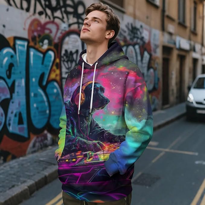 3D Printed Hoodie High Definition Graphic Comfortable and Stylish Unisex Breathable Fabrics Ideal for Casual Wear
