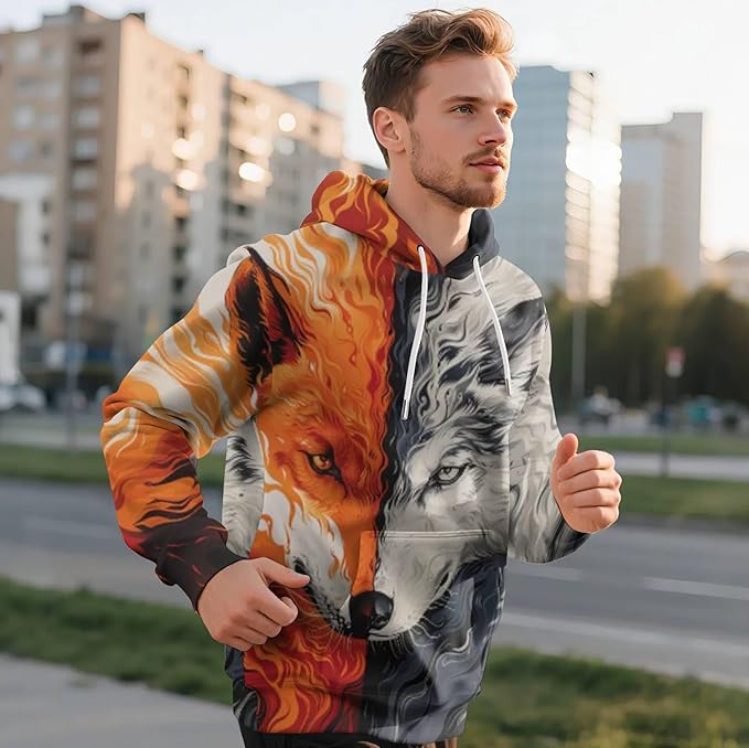 3D Printed Hoodie High Definition Graphic Comfortable and Stylish Unisex Breathable Fabrics Ideal for Casual Wear