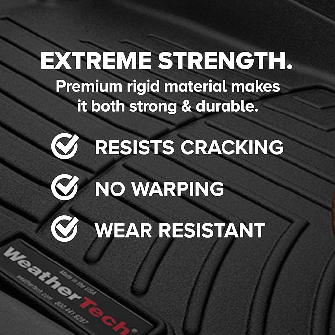 WeatherTech Custom Fit FloorLiners for Ford F-150, F-150 Lightning, F-150-1st Row (456971), Tan