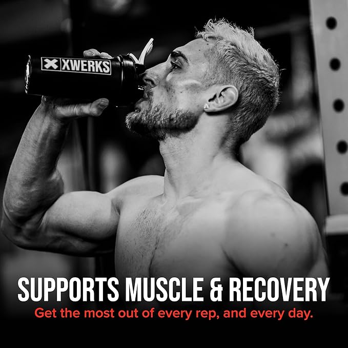 Xwerks Grow Whey Protein Powder, 25g Pure Isolate Protein from New Zealand Grass Fed Cows, Builds Strength and Speeds Recovery, Paleo and Keto Friendly, Soy and Gluten Free, Chocolate, 30 Servings