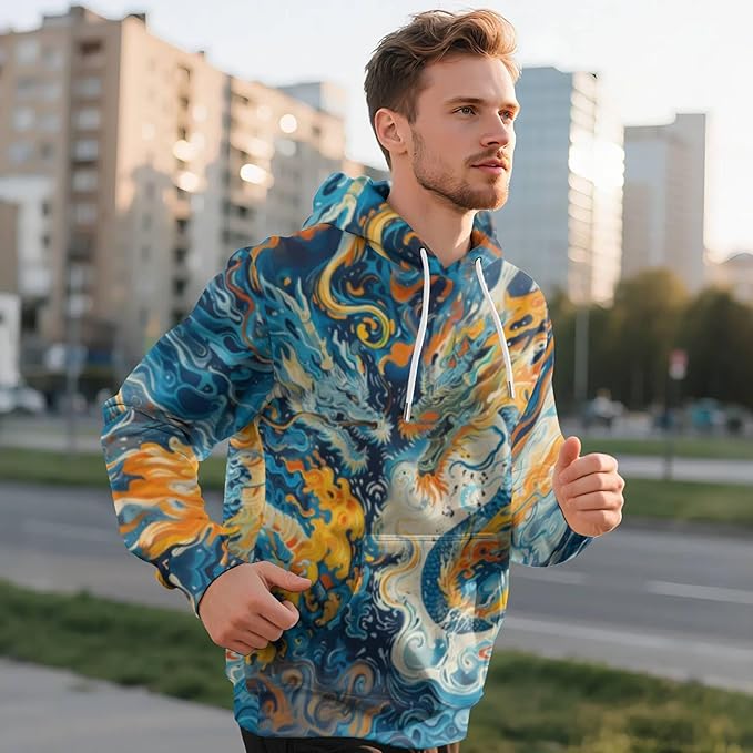 3D Printed Hoodie High Definition Graphic Comfortable and Stylish Unisex Breathable Fabrics Ideal for Casual Wear
