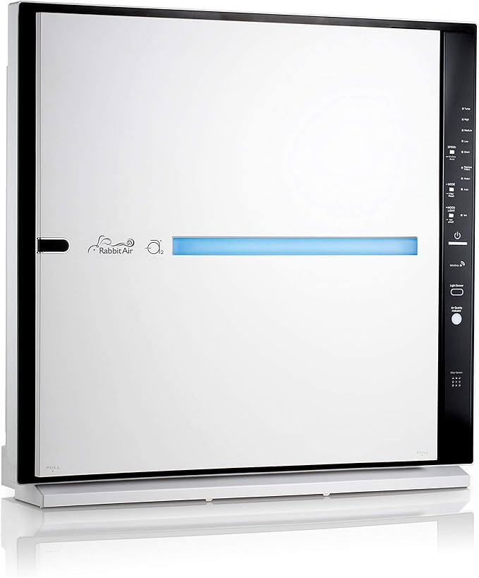 Rabbit Air, MinusA2 Air Purifiers for Home, Ultra Quiet HEPA Air Purifier - Wall Mountable Air Purifiers for Home Large Room, Allergies, Dust, Mold, Smoke & VOCs - (SPA-780N, White, Pet Allergy, WIFI)