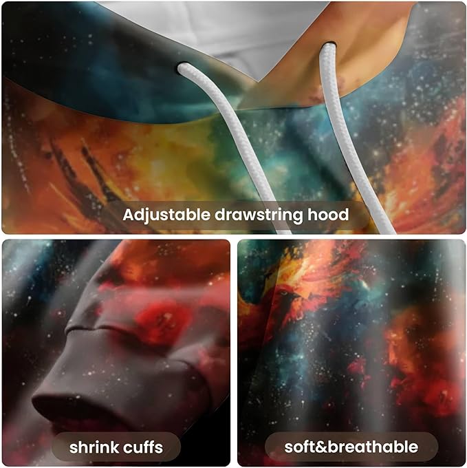 3D Printed Hoodie High Definition Graphic Comfortable and Stylish Unisex Breathable Fabrics Ideal for Casual Wear