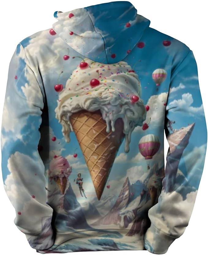3D Printed Hoodie High Definition Graphic Comfortable and Stylish Unisex Breathable Fabrics Ideal for Casual Wear
