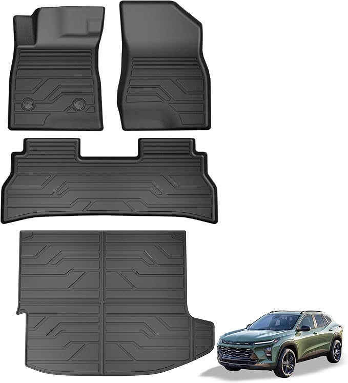 KARPAL Floor Mats for 2024-2026 Chevy Trax & Buick Envista, All-Weather TPE Custom Fit Floor Liners Car Accessories