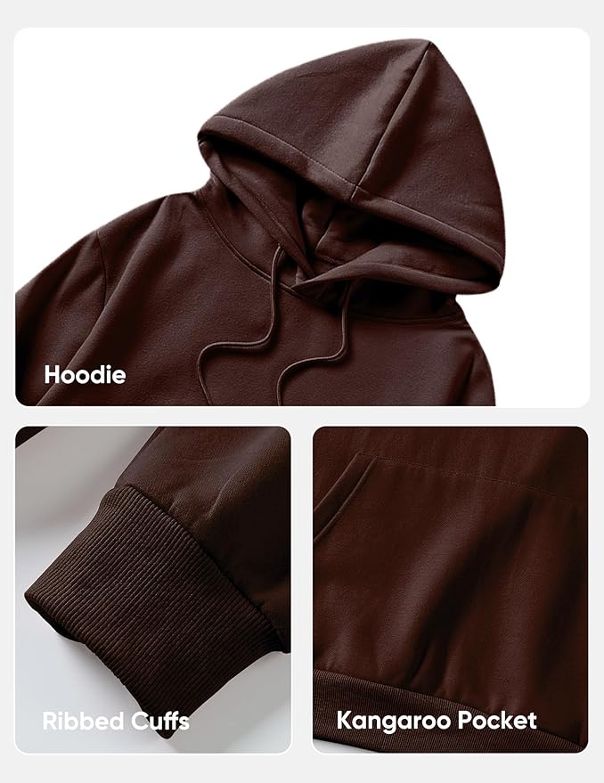 JMIERR Mens Casual Cotton Hooded Collar Drawstring Hoodies Pullover Sweatshirts Casual Long Sleeve Shirts