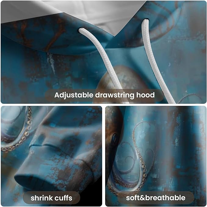 3D Printed Hoodie High Definition Graphic Comfortable and Stylish Unisex Breathable Fabrics Ideal for Casual Wear