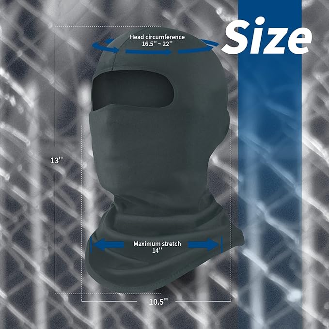 YESLIFE Balaclava Ski Mask for Men and Women, Winter Face Mask, Shiesty for Skiing, Snowboarding & Motorcycle