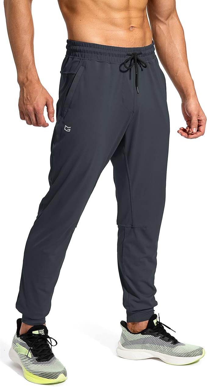 G Gradual Men's Sweatpants with Zipper Pockets Athletic Pants Traning Track Pants Joggers for Men Soccer, Running, Workout