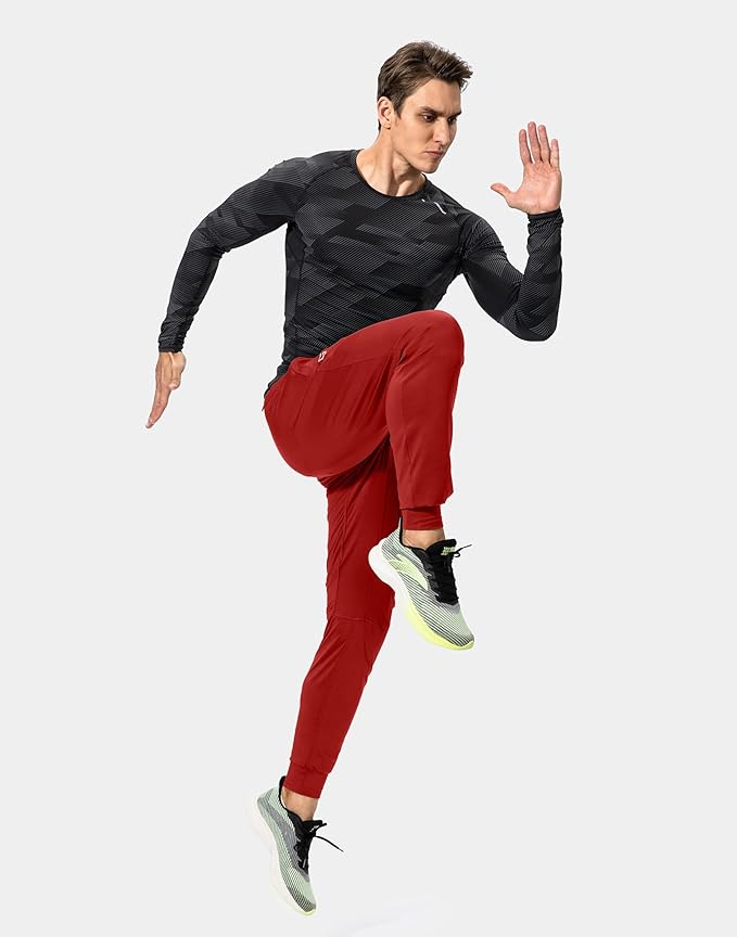 G Gradual Men's Sweatpants with Zipper Pockets Athletic Pants Traning Track Pants Joggers for Men Soccer, Running, Workout