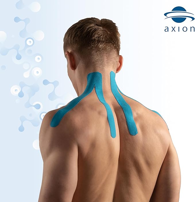 axion Kinesiology Tapes PRECUT Black Pink | 50 Pre-Cut Sport Tape Strips 10x2 in | Waterproof • Skin-Friendly • Elastic | Kinesiology Tapes Ideal for Sports