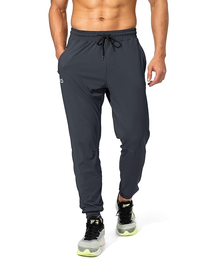 G Gradual Men's Sweatpants with Zipper Pockets Athletic Pants Traning Track Pants Joggers for Men Soccer, Running, Workout