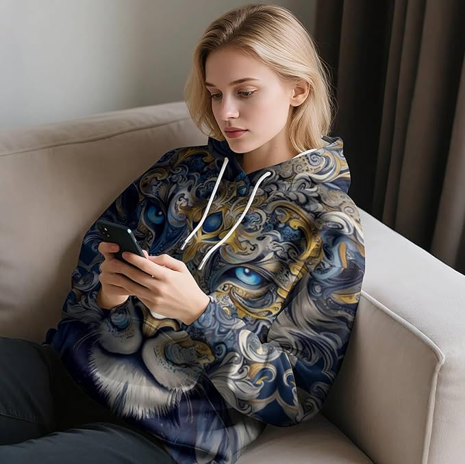 3D Printed Hoodie High Definition Graphic Comfortable and Stylish Unisex Breathable Fabrics Ideal for Casual Wear