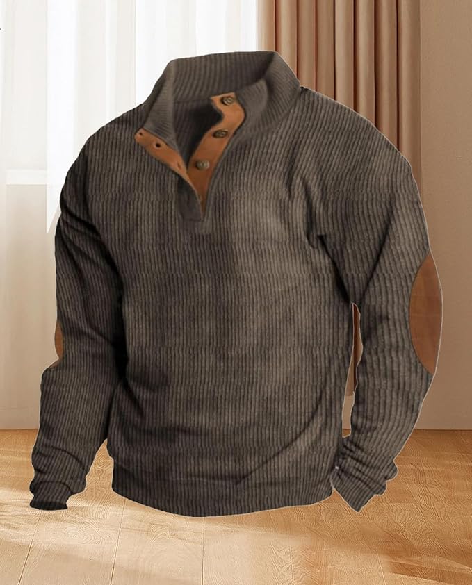 Western Sweatshirts for Men Aztec Retro Pullover Quarter Zip Sweatshirt Mens Stitching Color Fleece Sweatshirt
